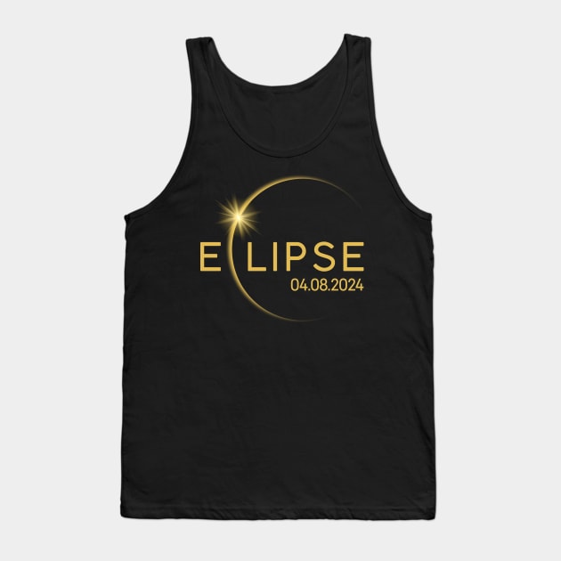 Total Solar Eclipse 2024 Tank Top by Emma Creation